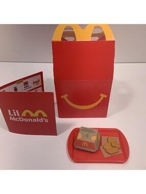 LIL McDonalds Happy Meal Toys 2025 Mini 4 Piece Chicken Nugget With Mini Box